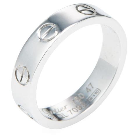 cartier silver ring mens|men's cartier ring with diamond.